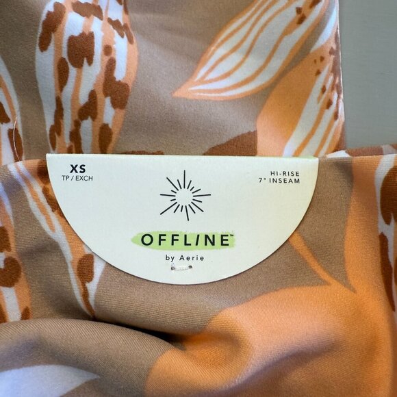 American Eaglerie - OFFLINE Real Me Printed High Waisted 7" Bike Short XS - Picture 8 of 8